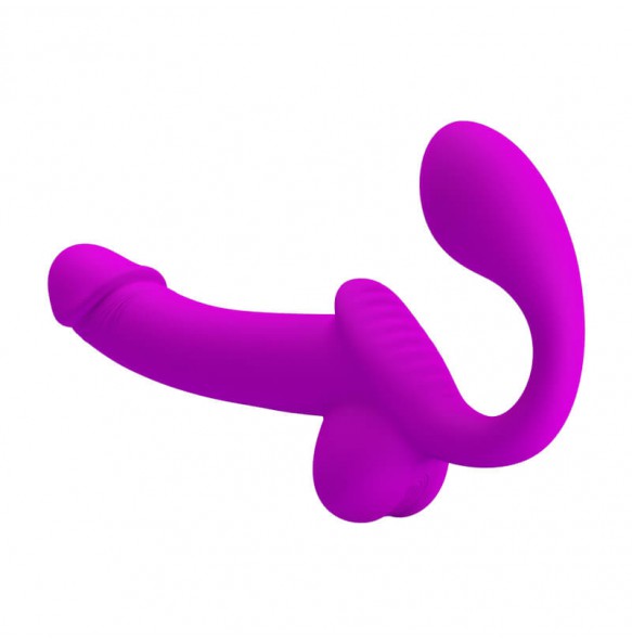 PRETTY LOVE - Kelpie AquaJet Squirting Strap-On (L:15cm - D:3.9cm)